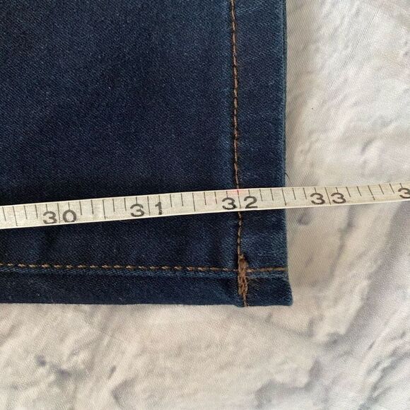 Style & Co women 14 cotton blend tummy control modern boot cut blue jeans - Picture 9 of 9